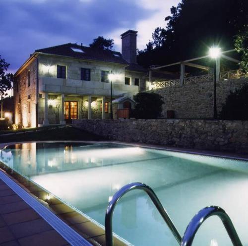 Pazo De Adran Hotel Milladoiro Exterior photo