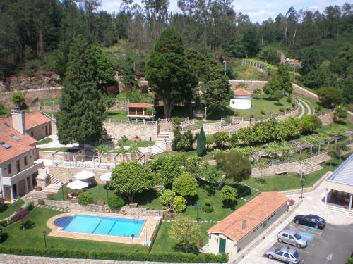 Pazo De Adran Hotel Milladoiro Exterior photo